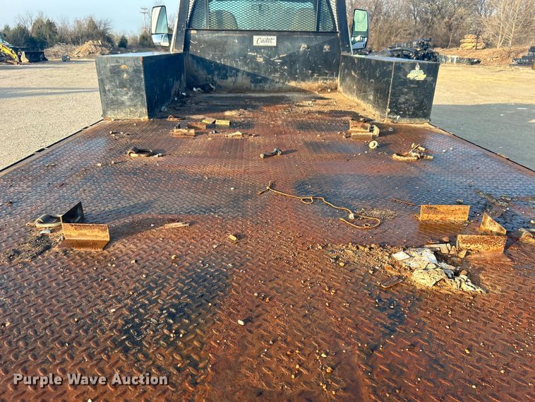 image for item DO1006 2017 Ford F650 flatbed truck