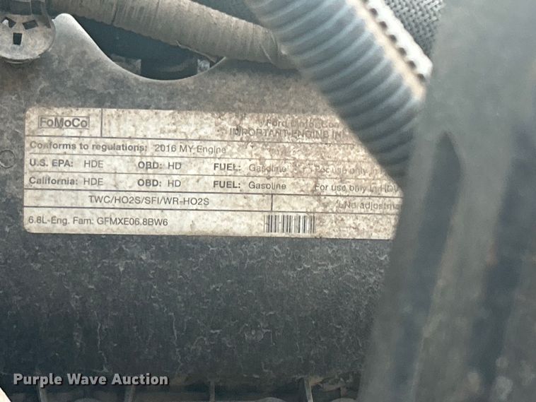 image for item DO1006 2017 Ford F650 flatbed truck