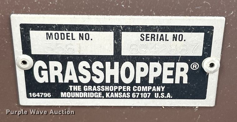 image for item DO1012 Grasshopper  721D2 ZTR lawn mower