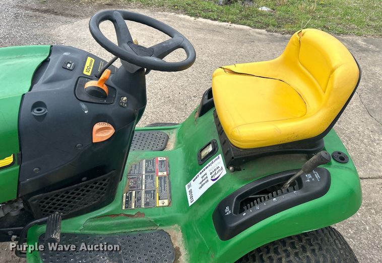 image for item DO1013 John Deere LA115 lawn mower