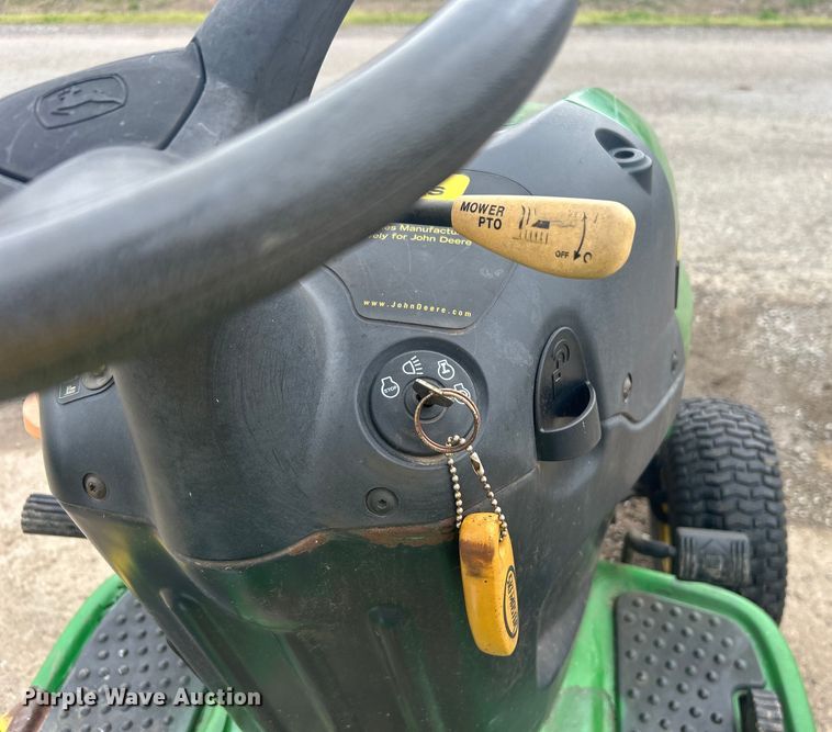 image for item DO1013 John Deere LA115 lawn mower