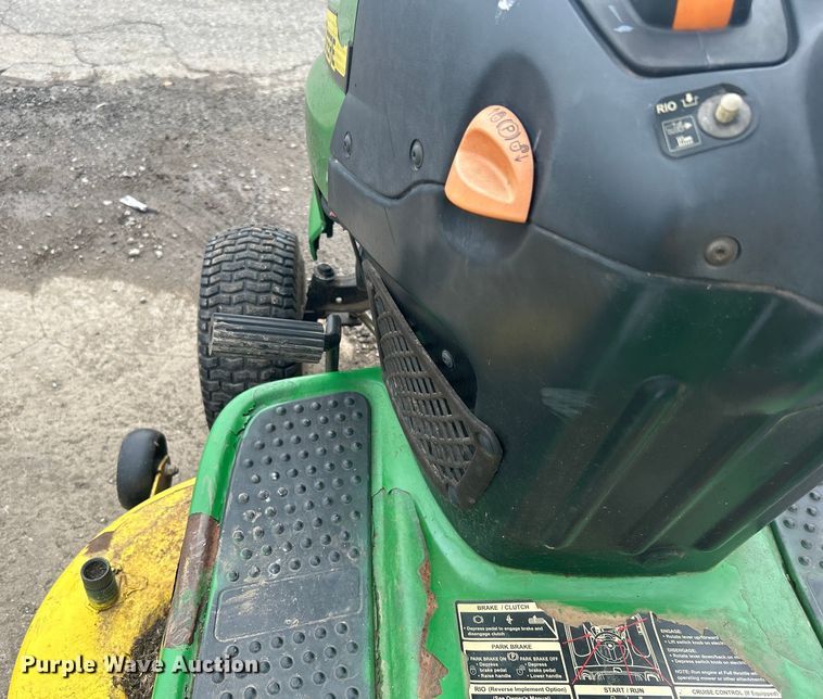 image for item DO1013 John Deere LA115 lawn mower