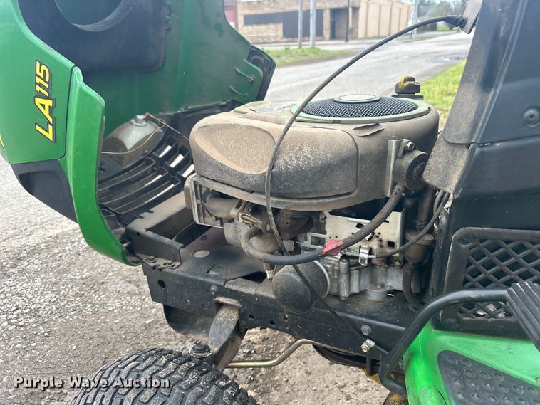image for item DO1013 John Deere LA115 lawn mower