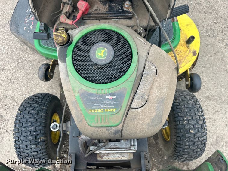 image for item DO1013 John Deere LA115 lawn mower