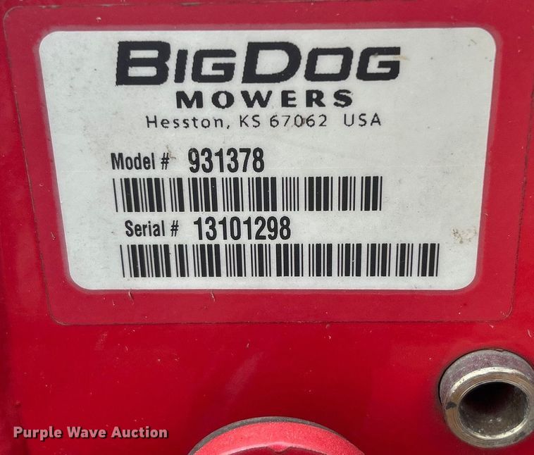 image for item DO1014 Big Dog Diablo ZTR lawn mower