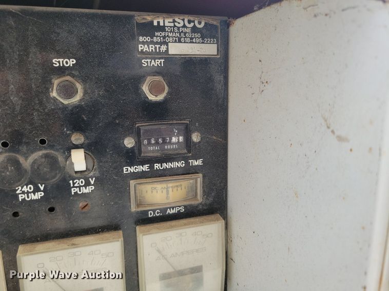 image for item DP1302 1991 Hesco 1500 10 power unit trailer