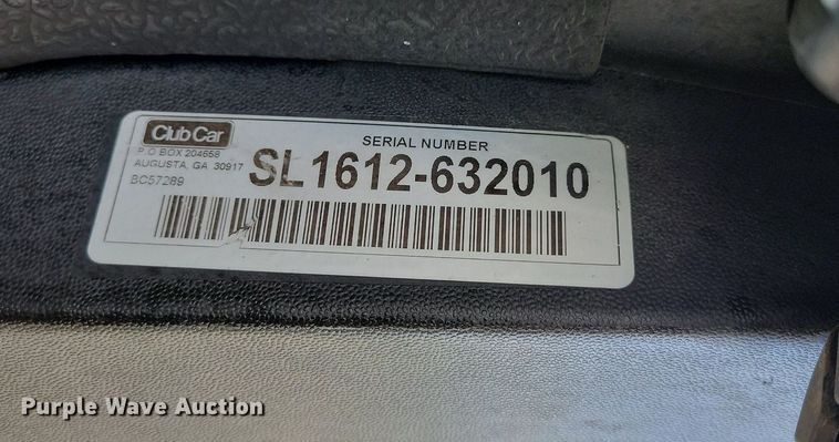 image for item DP1303 2016 Club Car President golf cart