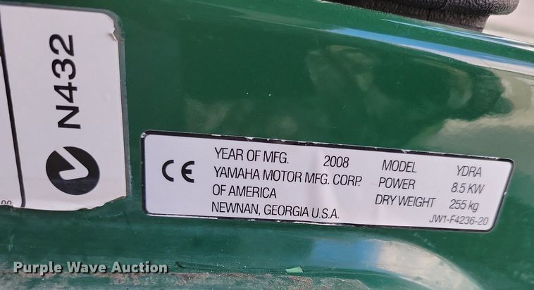 image for item DP1305 2008 Yamaha  YDRA golf cart