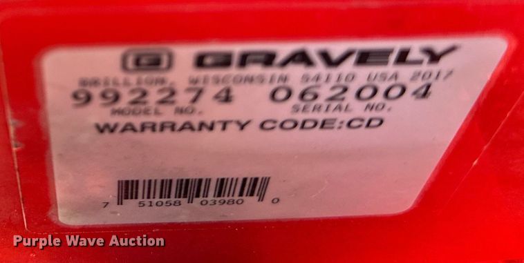 image for item DQ6410 Gravely  Pro-Turn 460 ZTR lawn mower