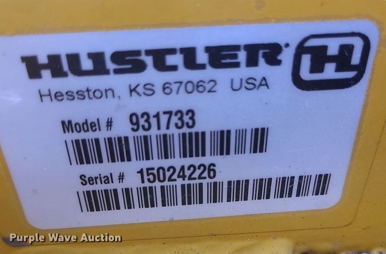 image for item DR5253 Hustler Super 104 ZTR lawn mower