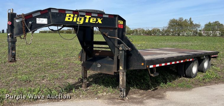 image for item DS2929 2015 Big Tex 25GN HD flatbed trailer