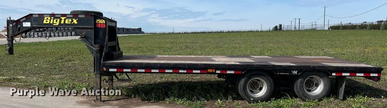 image for item DS2929 2015 Big Tex 25GN HD flatbed trailer