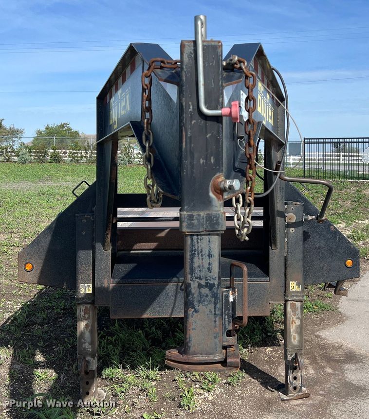 image for item DS2929 2015 Big Tex 25GN HD flatbed trailer