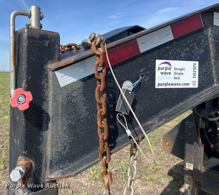 image for item DS2929 2015 Big Tex 25GN HD flatbed trailer
