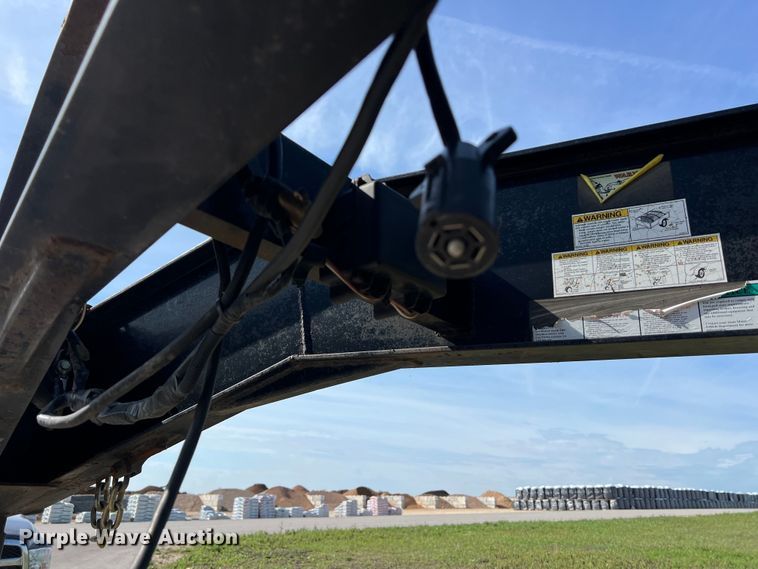 image for item DS2929 2015 Big Tex 25GN HD flatbed trailer