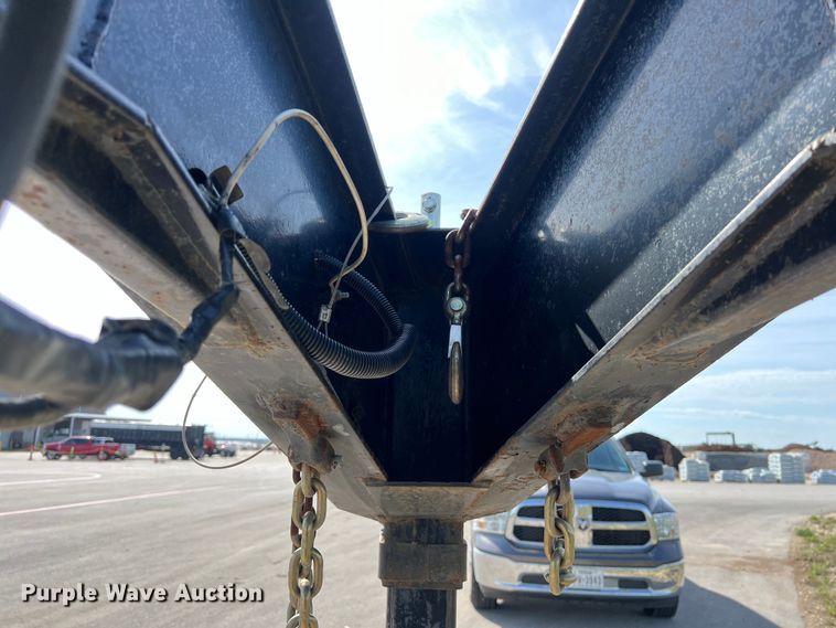 image for item DS2929 2015 Big Tex 25GN HD flatbed trailer