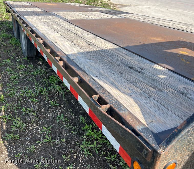 image for item DS2929 2015 Big Tex 25GN HD flatbed trailer