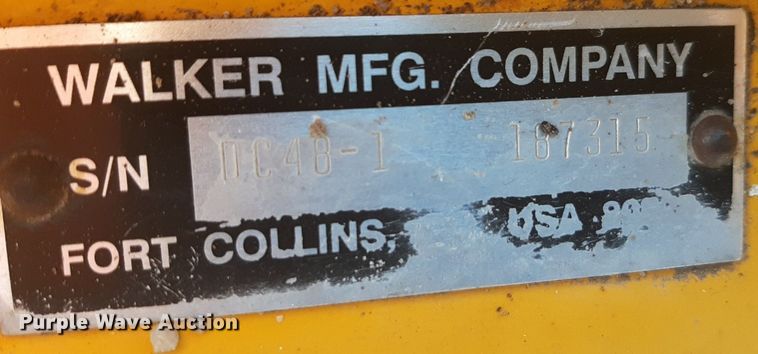 image for item DV9897 Walker MT23-11 ZTR lawn mower