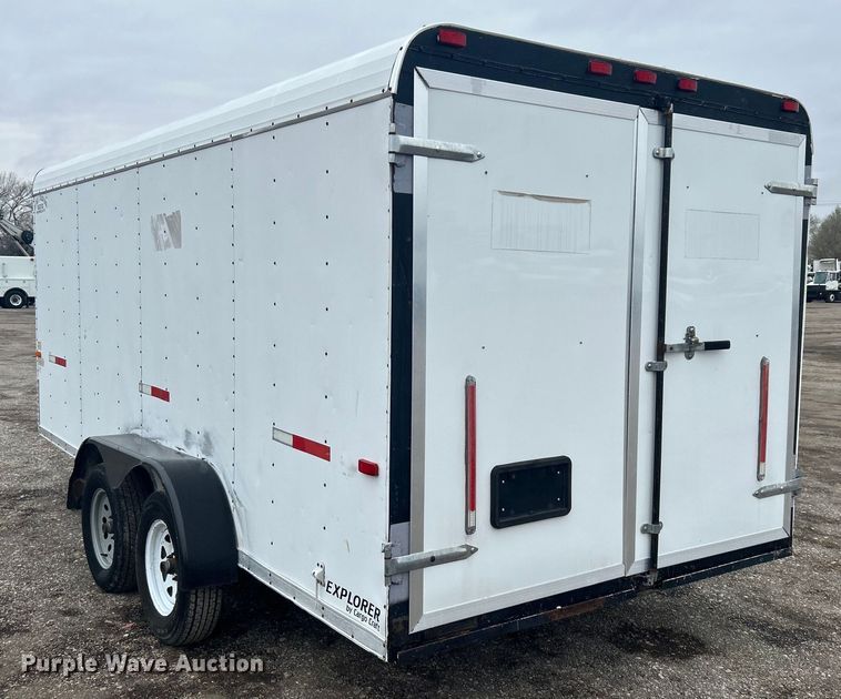 image for item EG1267 2011 Cargo Craft of Texas Explorer-7162 enclosed cargo trailer