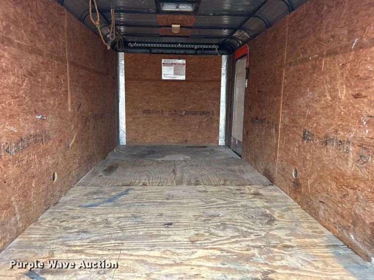 image for item EG1267 2011 Cargo Craft of Texas Explorer-7162 enclosed cargo trailer