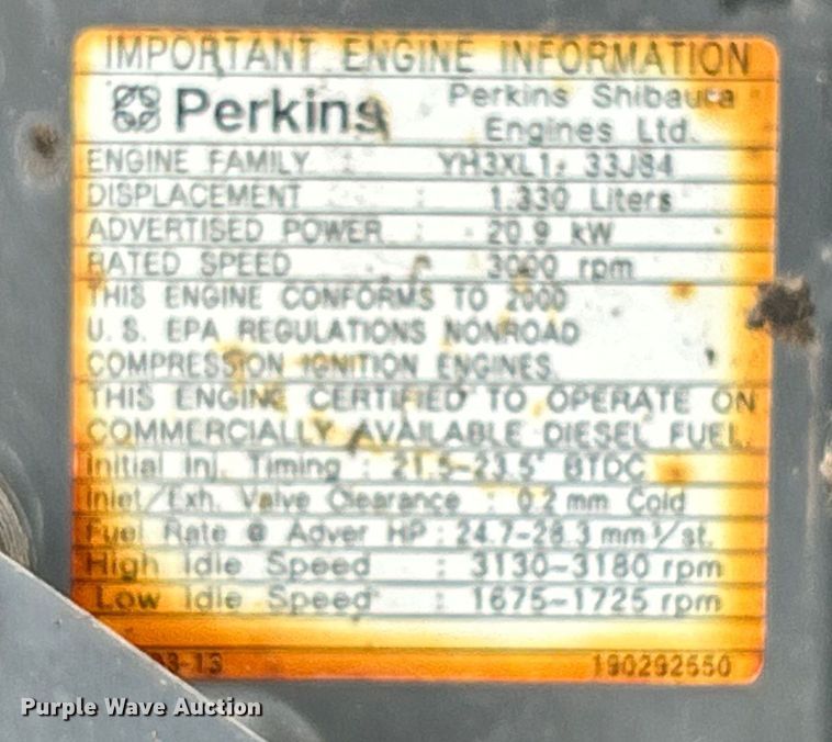 image for item EG1287 2000 Textron Frontline 728D lawn mower