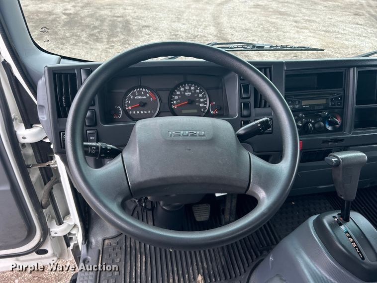 image for item EG1295 2016 Isuzu NPR flatbed truck