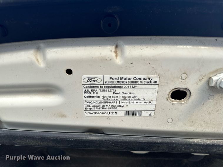 image for item EH6580 2011 Ford Explorer XLT SUV