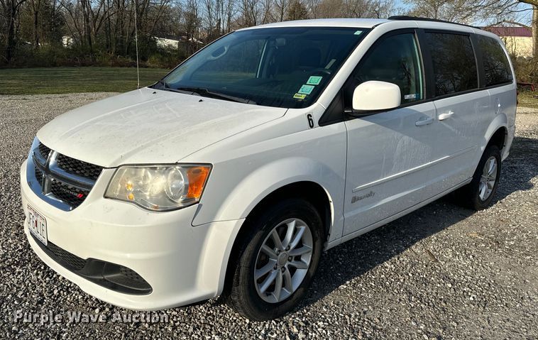 image for item EH6587 2014 Dodge Grand Caravan SXT handicap accessible van