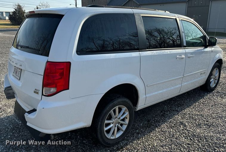 image for item EH6587 2014 Dodge Grand Caravan SXT handicap accessible van