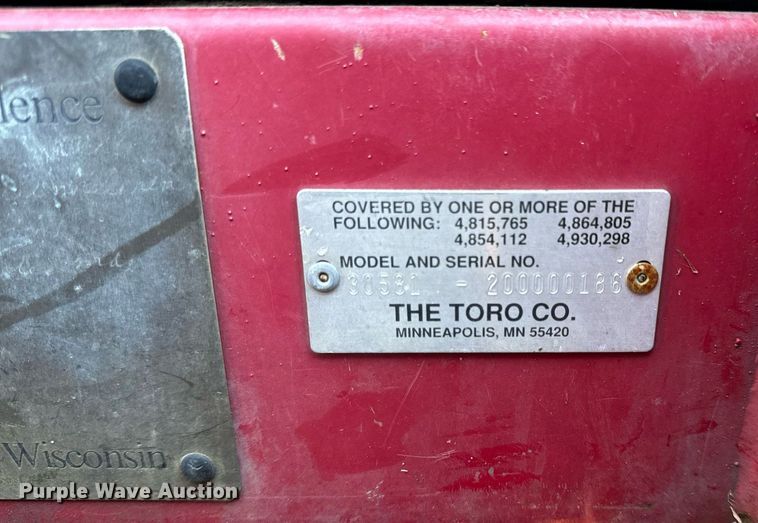 image for item EH6596 Toro Groundsmaster 580D lawn mower