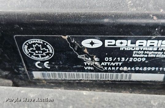 image for item EI3596 2009 Polaris  Ranger 700 Twin utility vehicle