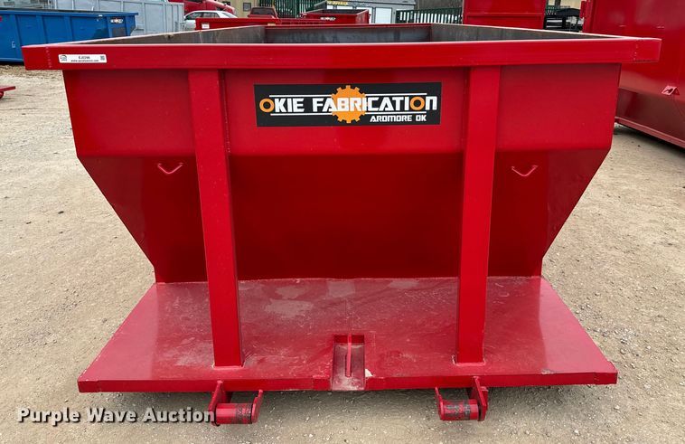image for item EJ0296 Okie Fabrication roll-off container 