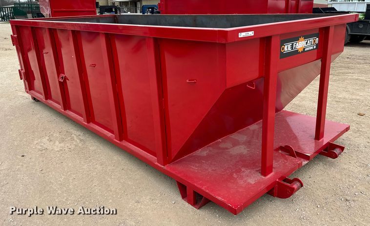 image for item EJ0296 Okie Fabrication roll-off container 