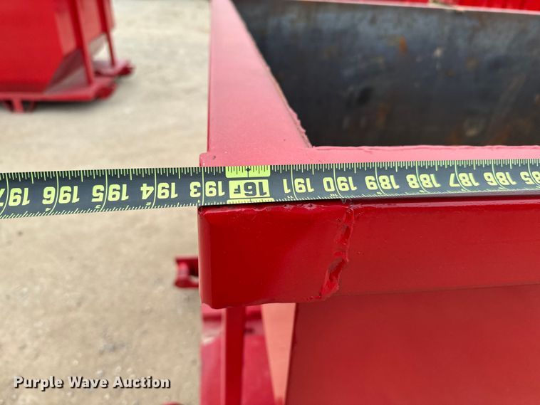image for item EJ0296 Okie Fabrication roll-off container 