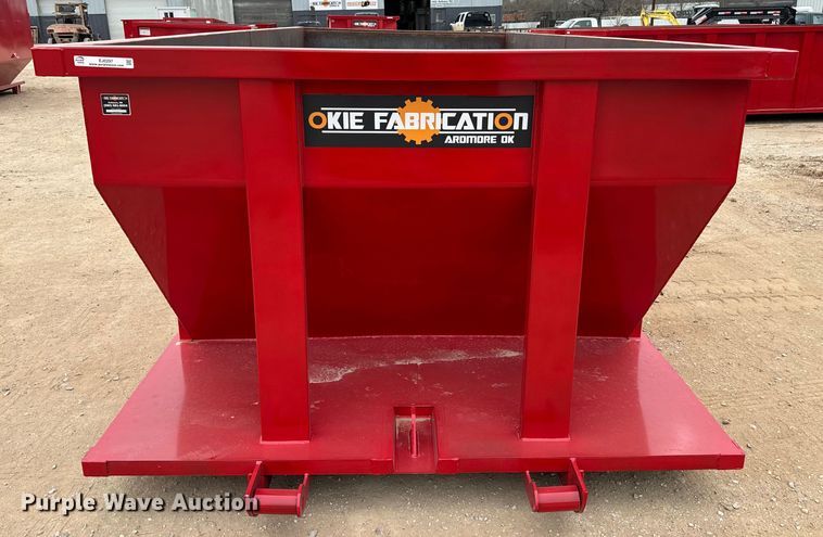 image for item EJ0297 Okie Fabrication roll-off container 