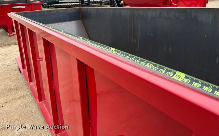 image for item EJ0297 Okie Fabrication roll-off container 