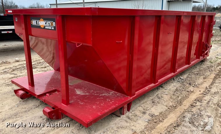 image for item EJ0302 Okie Fabrication roll-off container 