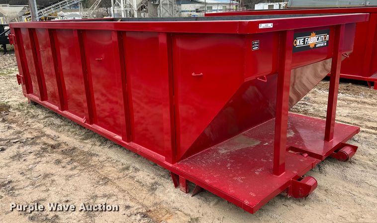image for item EJ0302 Okie Fabrication roll-off container 