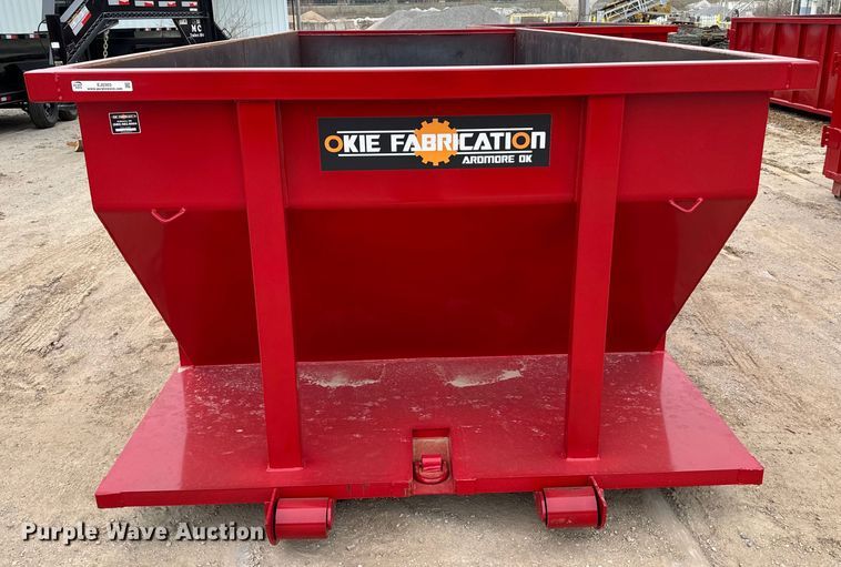 image for item EJ0303 Okie Fabrication roll-off container 