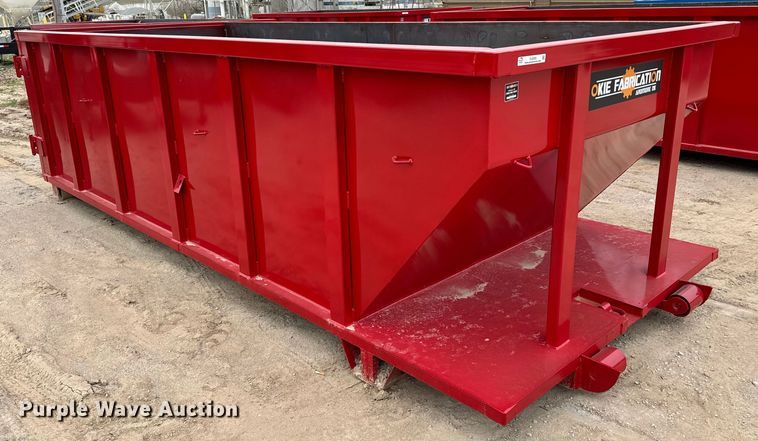 image for item EJ0303 Okie Fabrication roll-off container 