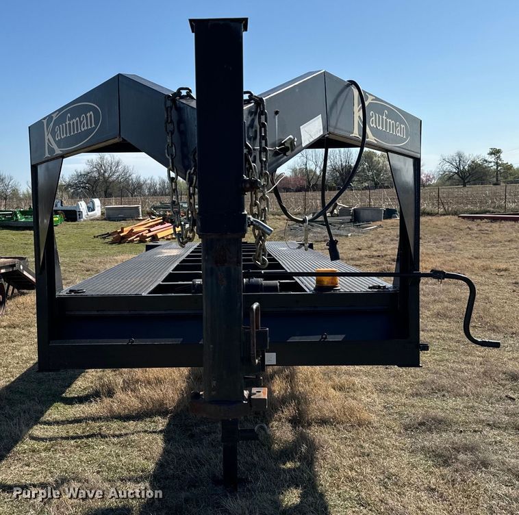 image for item EJ0329 2014 Kaufman equipment trailer