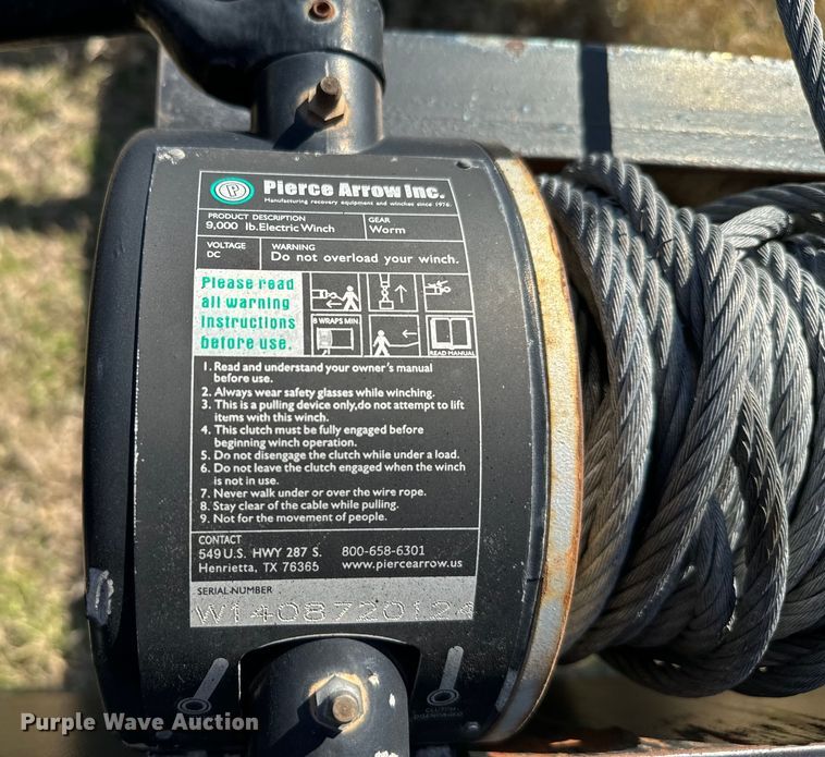 image for item EJ0329 2014 Kaufman equipment trailer