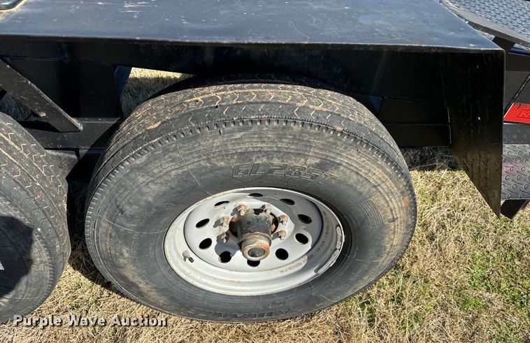 image for item EJ0329 2014 Kaufman equipment trailer