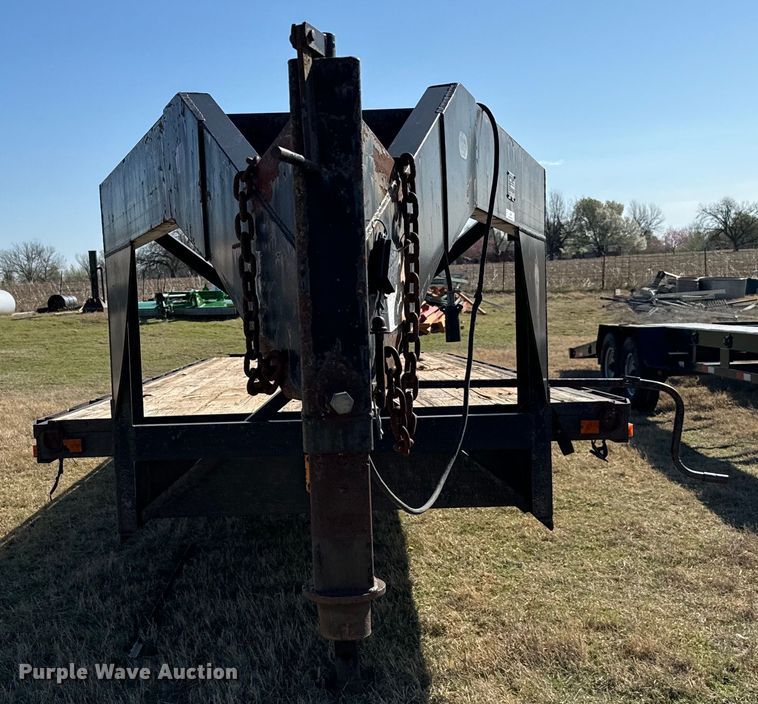 image for item EJ0330 1996 Belshe  FB-18 equipment trailer