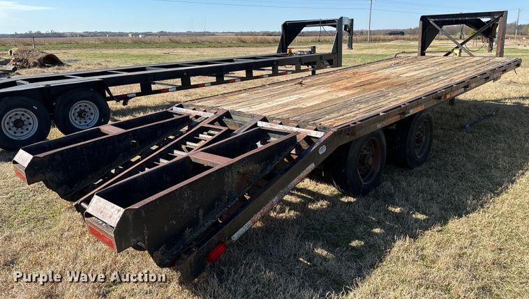 image for item EJ0330 1996 Belshe  FB-18 equipment trailer