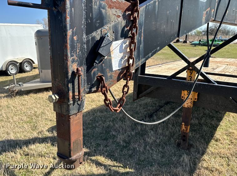 image for item EJ0330 1996 Belshe  FB-18 equipment trailer