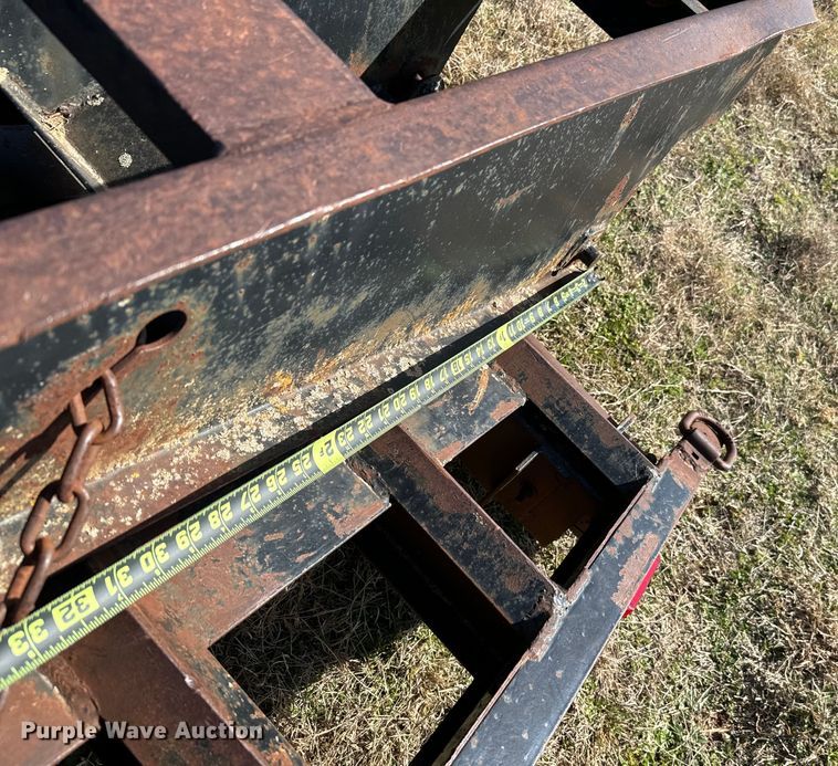 image for item EJ0330 1996 Belshe  FB-18 equipment trailer