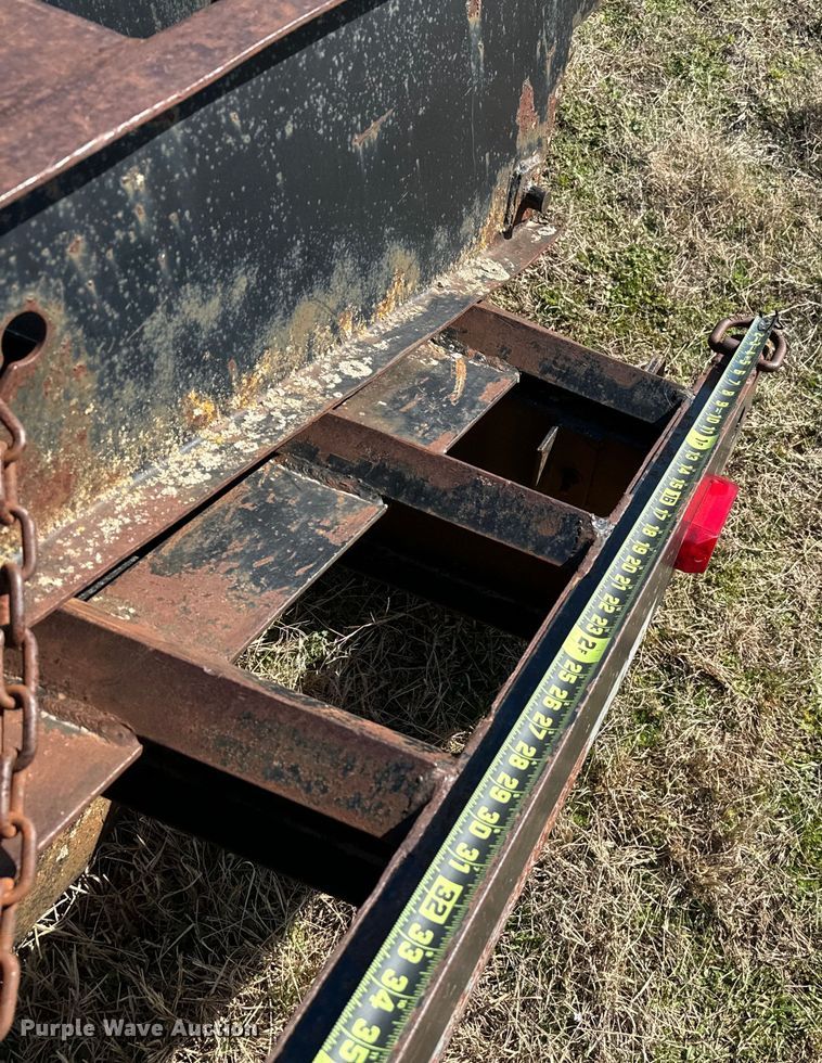 image for item EJ0330 1996 Belshe  FB-18 equipment trailer