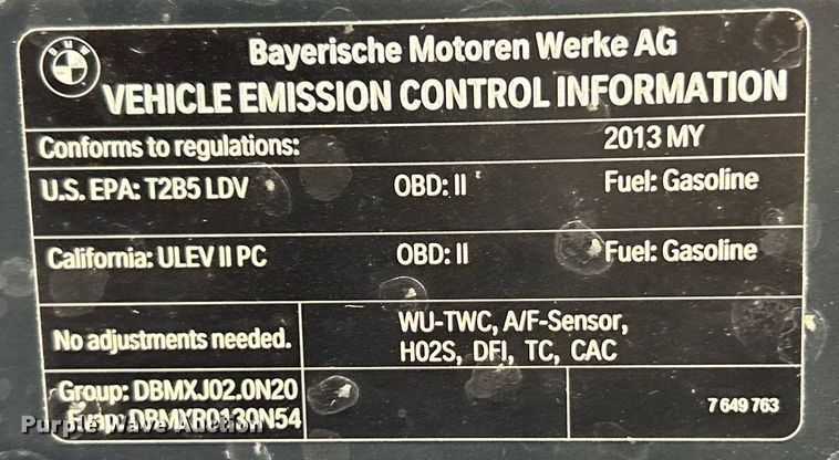 image for item EK4191 2013 BMW 528i XDrive 