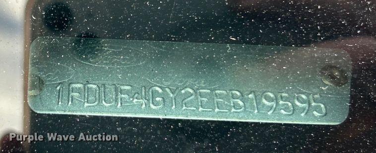 image for item EK4192 2014 Ford F450 Super Duty XL box truck